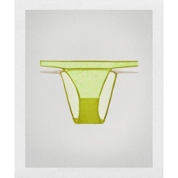 NWT Zara STRAPPY PANTIES YELLOW - Picture 1 of 2